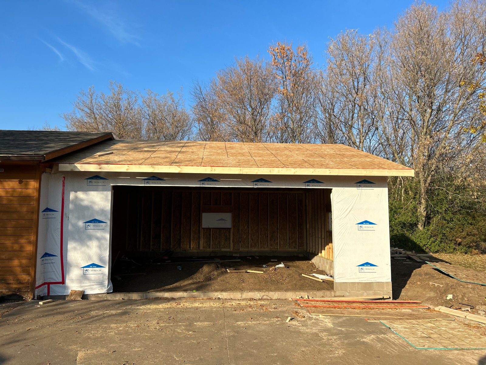 Garage Framing in Chippewa Valley